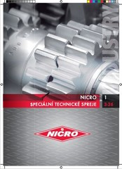 Katalog technické chemie NICRO