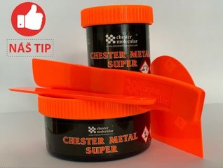 Chester Metal Super - nejprodávanější tmel na opravu kovů - tekutý kov